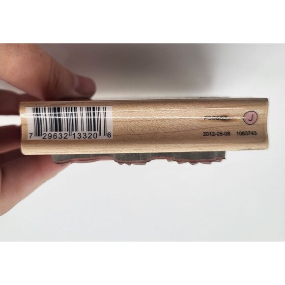 Hampton Art Owl Witchy Halloween Fall Art Wood Mount Rubber Stamp Craft Card - Picture 3 of 7